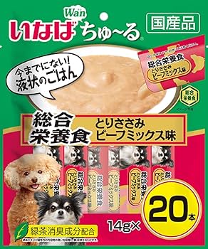 Amazon | いなば ちゅ~る 総合栄養食 とりささみ ビーフミックス